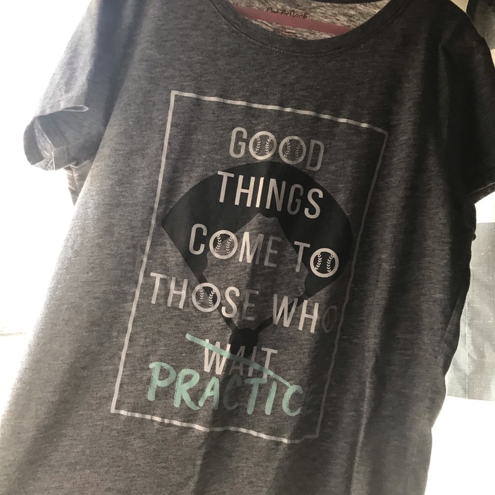 This is a inspirational soft ball tee!